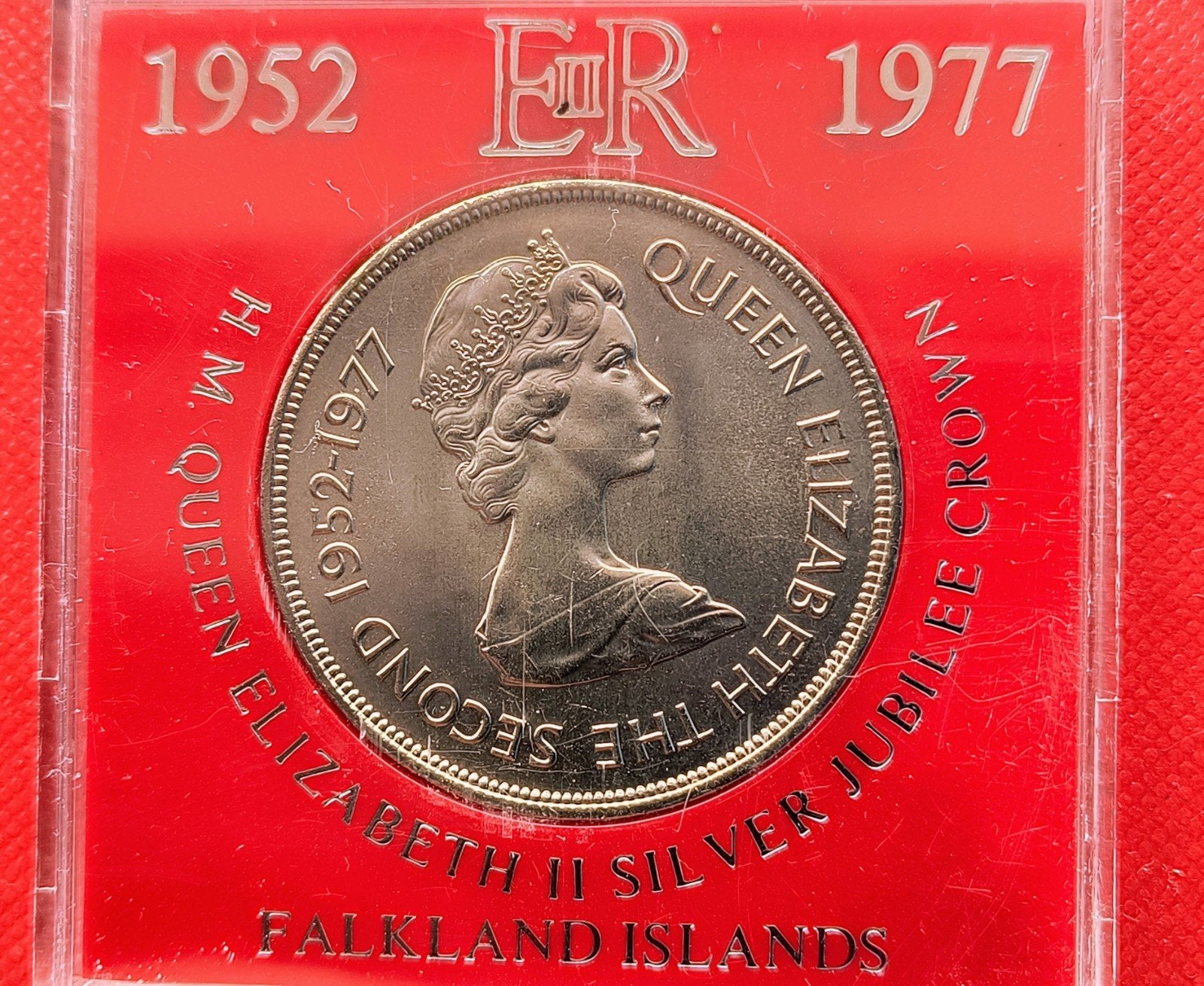 Falklandeilanden 50 pence 2002 (PROOF), Postzegels en Munten, Ophalen of Verzenden, Noord-Amerika, Losse munt, Zilver