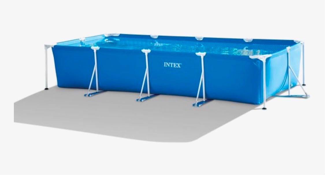 Intex frame zwembad 450x220x84 cm met filterpomp, Tuin en Terras, Ophalen, Gebruikt, 200 tot 300 cm, 80 tot 120 cm