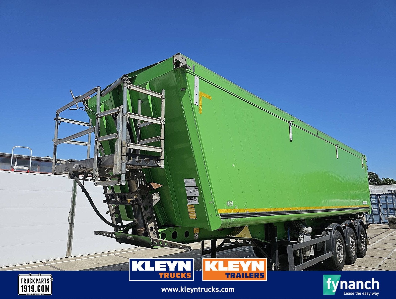 SCHMITZ SKI 9,6 52m3, Auto's, Vrachtwagens, Overige kleuren, Bedrijf, ABS, Aanhangers en Opleggers