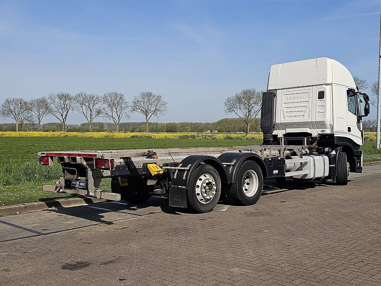 IVECO AS260S42 STRALIS 6x2 intarder alcoa's, Automaat, Euro 6, Iveco, Wit