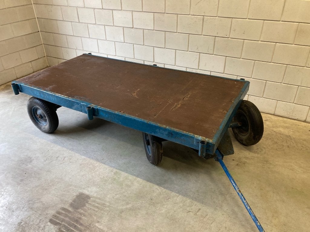 handkar plattekar met kruiwagen banden, Doe-het-zelf en Verbouw, Minder dan 60 liter, Ophalen, Gebruikt, Transportkar