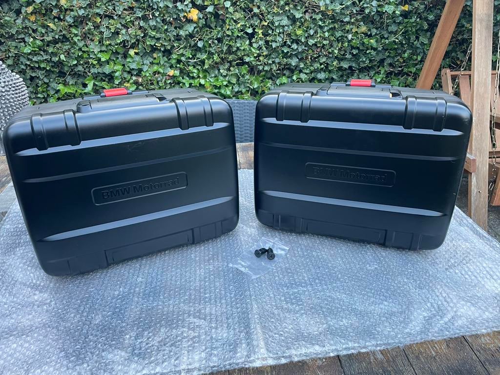 Kofferset zijkoffers BMW F800GS F700GS F650GS 800cc Twin, Ophalen, Am Juliusturm 14-36, Www.bmwmotorrad.com, Zo goed als nieuw