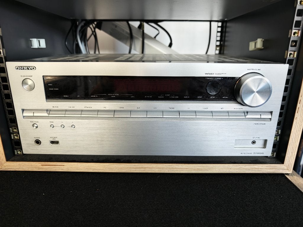 Onkyo TX-NR646 7.2 Dolby Atmos receiver, 4K,Wi-Fi,Bluetooth, Gebruikt, Ophalen of Verzenden, 120 watt of meer, Onkyo