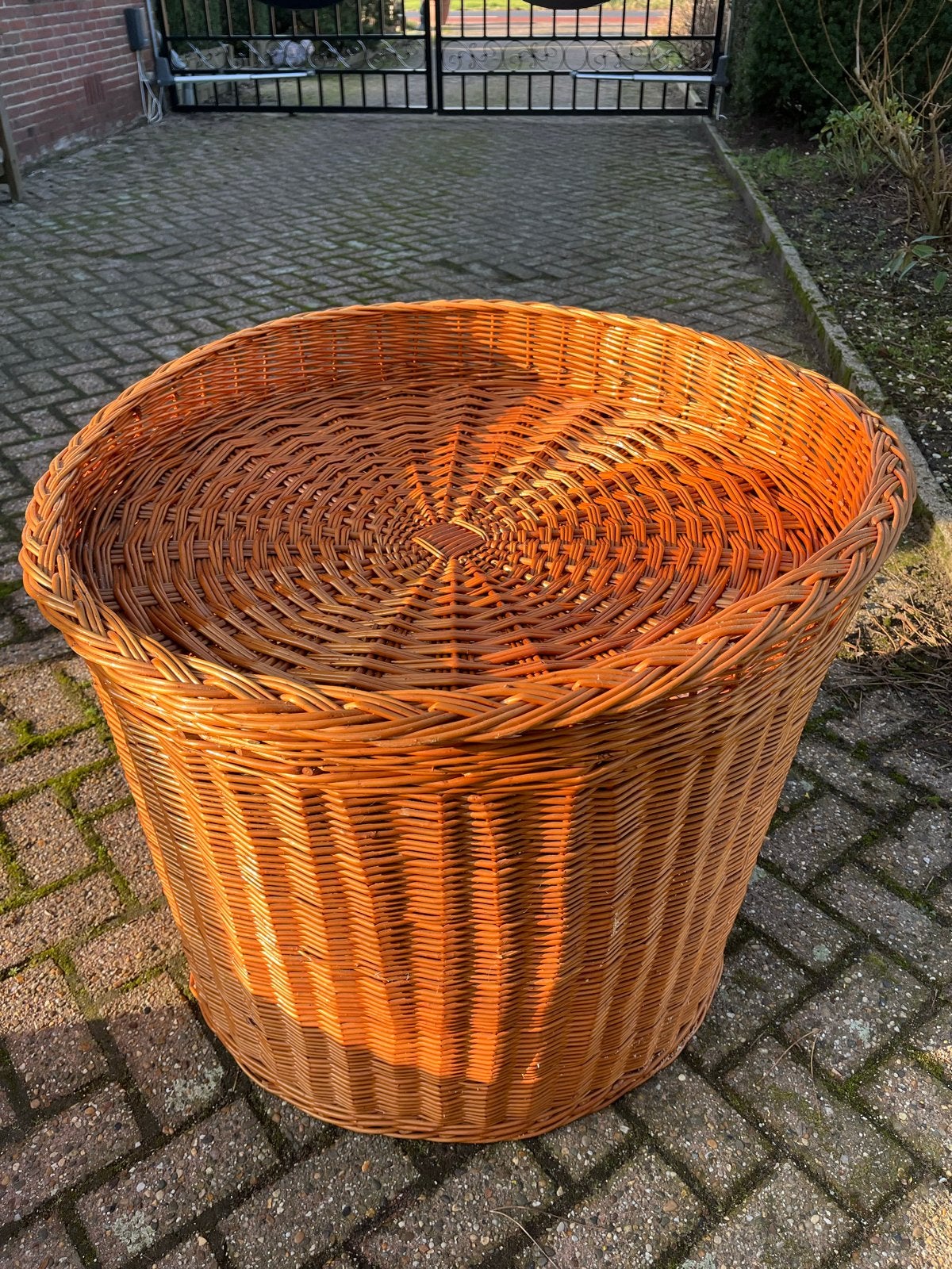 Rotan poezenmand., Dieren en Toebehoren, Kattenmanden, Ophalen, Zo goed als nieuw