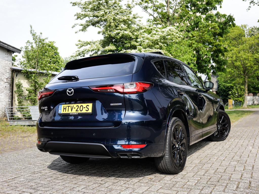 Mazda CX-60 2.5 e-SkyActiv PHEV Homura Plus 2e-Eig. & Dealer, Auto's, 12 maanden, Gebruikt, 4 cilinders, Blauw