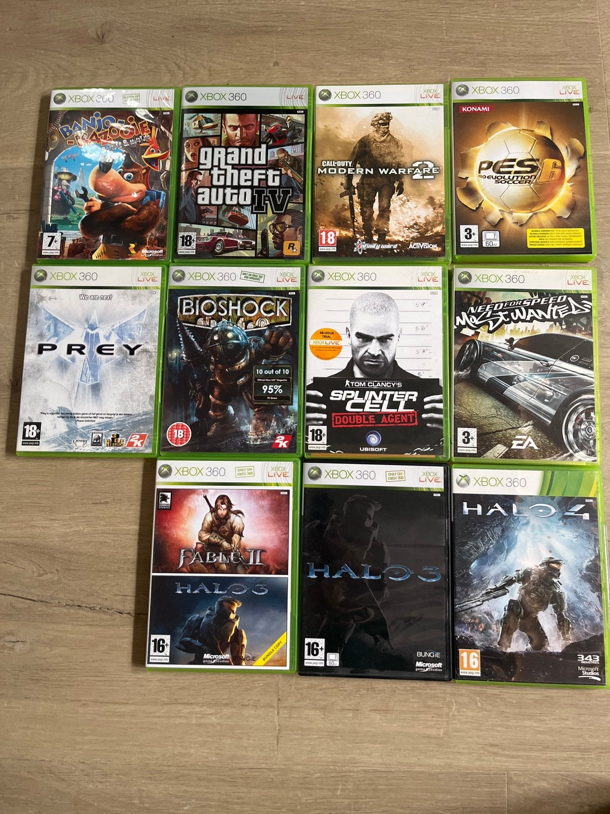 Xbox 360 Games: Diverse Collectie (9stuks), Spelcomputers en Games, Games | Xbox 360, Ophalen, Online, Gebruikt, Vanaf 18 jaar