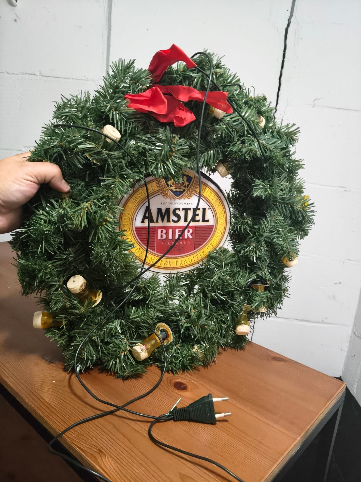 amstel kerstkrans, Ophalen of Verzenden