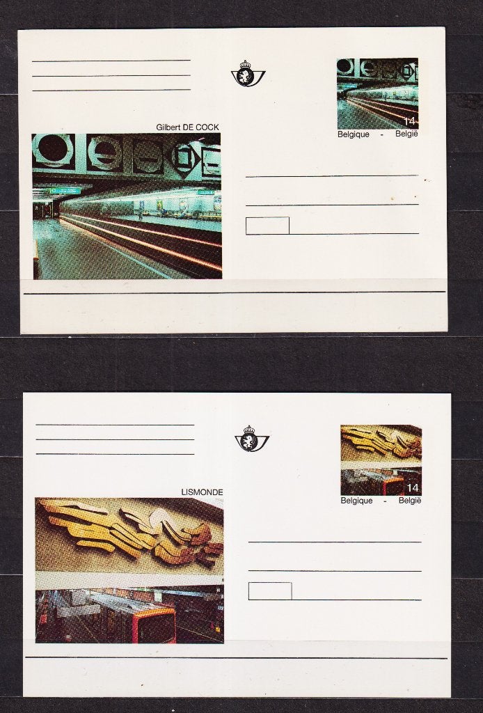 België 1991 Geïllustreerde briefkaarten BK40-BK41 **, Postzegels en Munten, Ophalen, Postfris, Postfris