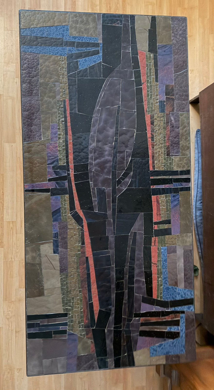 Kunstige retro salontafel (van kunstatelier Flos), Antiek en Kunst, Ophalen