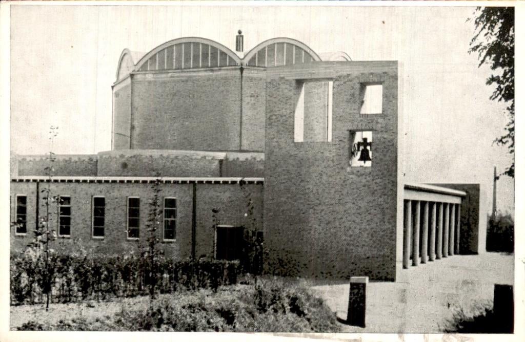 Rhenen - Cunera - kerk, Ophalen of Verzenden, 1940 tot 1960, Gelopen, Utrecht