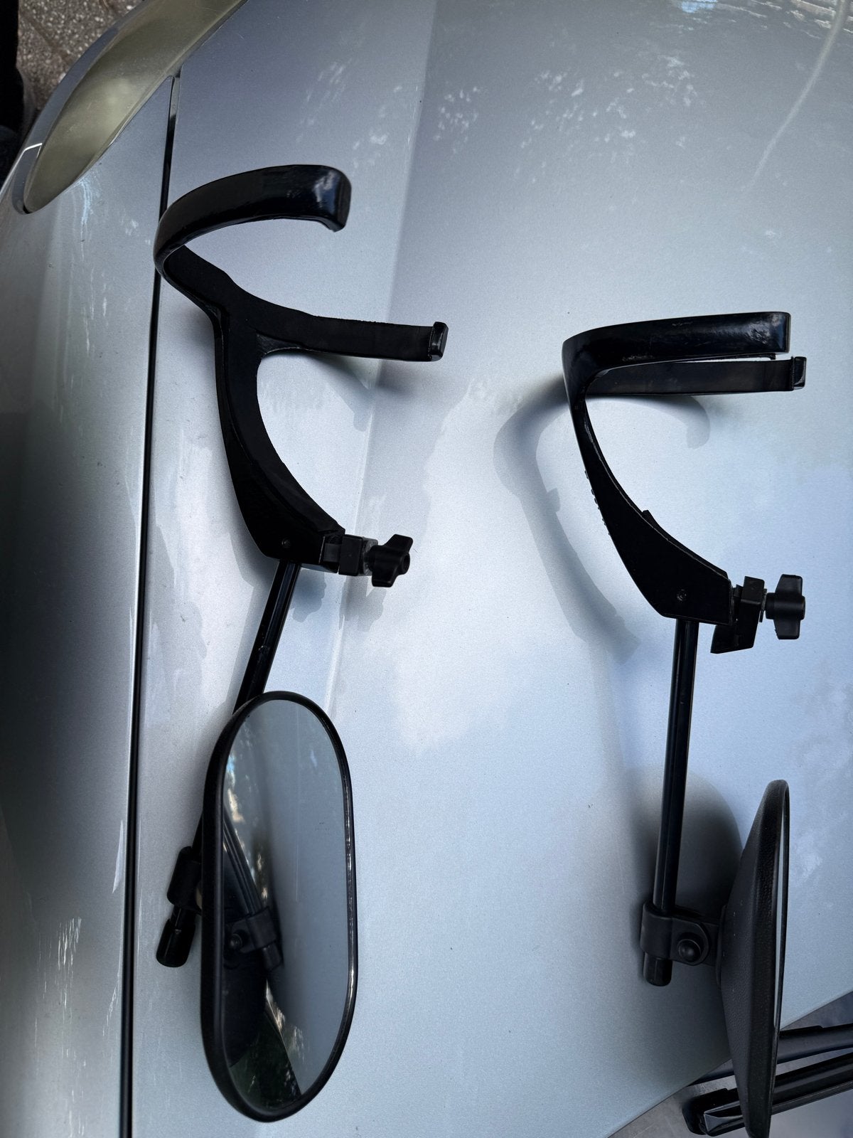 Emuk caravan/aanhanger spiegels VW Golf VI / Tiguan I, Ophalen of Verzenden, Gebruikt, Volkswagen