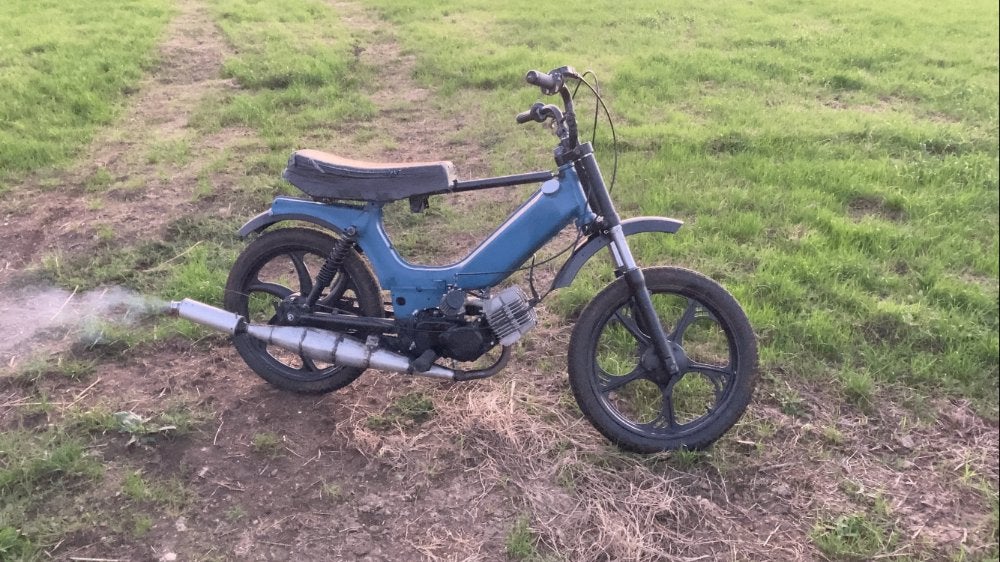 tomos a 35 cross brommer met kenteken, 65cc 19mm carb, Ophalen, Maximaal 45 km/u, 65 cc, Zo goed als nieuw
