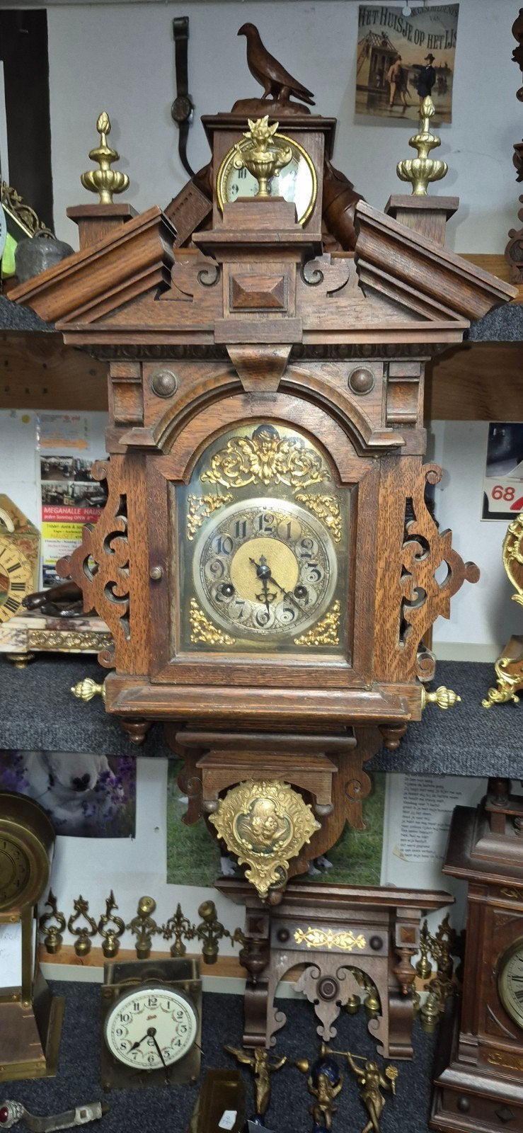 klok met Lenzkirch Uurwerk, Ophalen