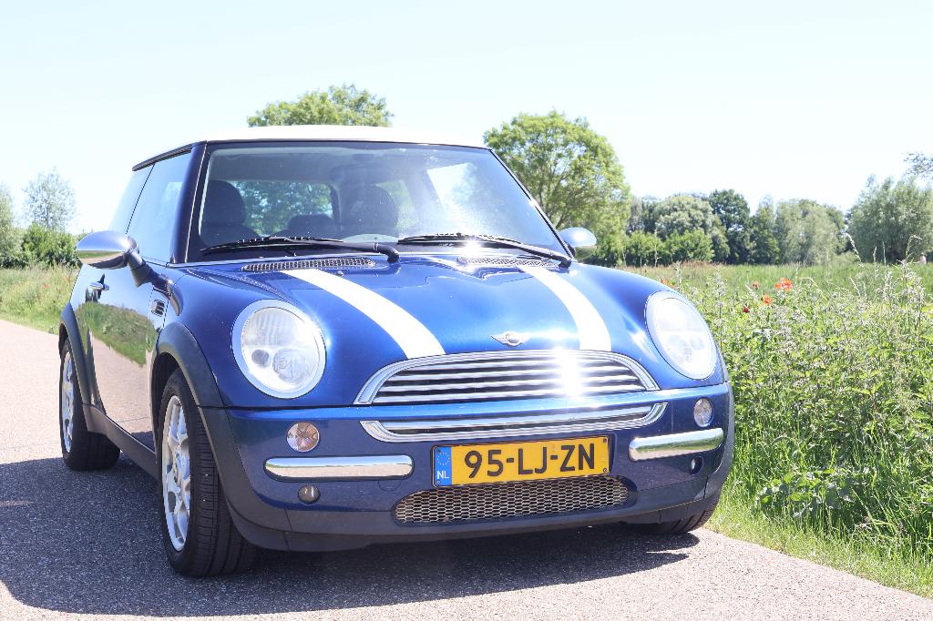 Mini 1.6 16V Cooper 2003 Blauw, Auto's, Mini, Particulier, John Cooper Works, ABS, Airbags, Centrale vergrendeling, Climate control