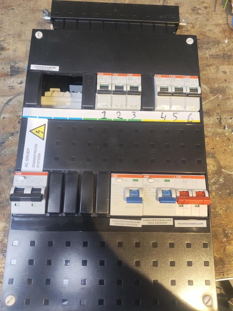 Abb meterkast bijna nieuw, Doe-het-zelf en Verbouw, Elektra en Kabels, Ophalen, Zo goed als nieuw, Overige typen