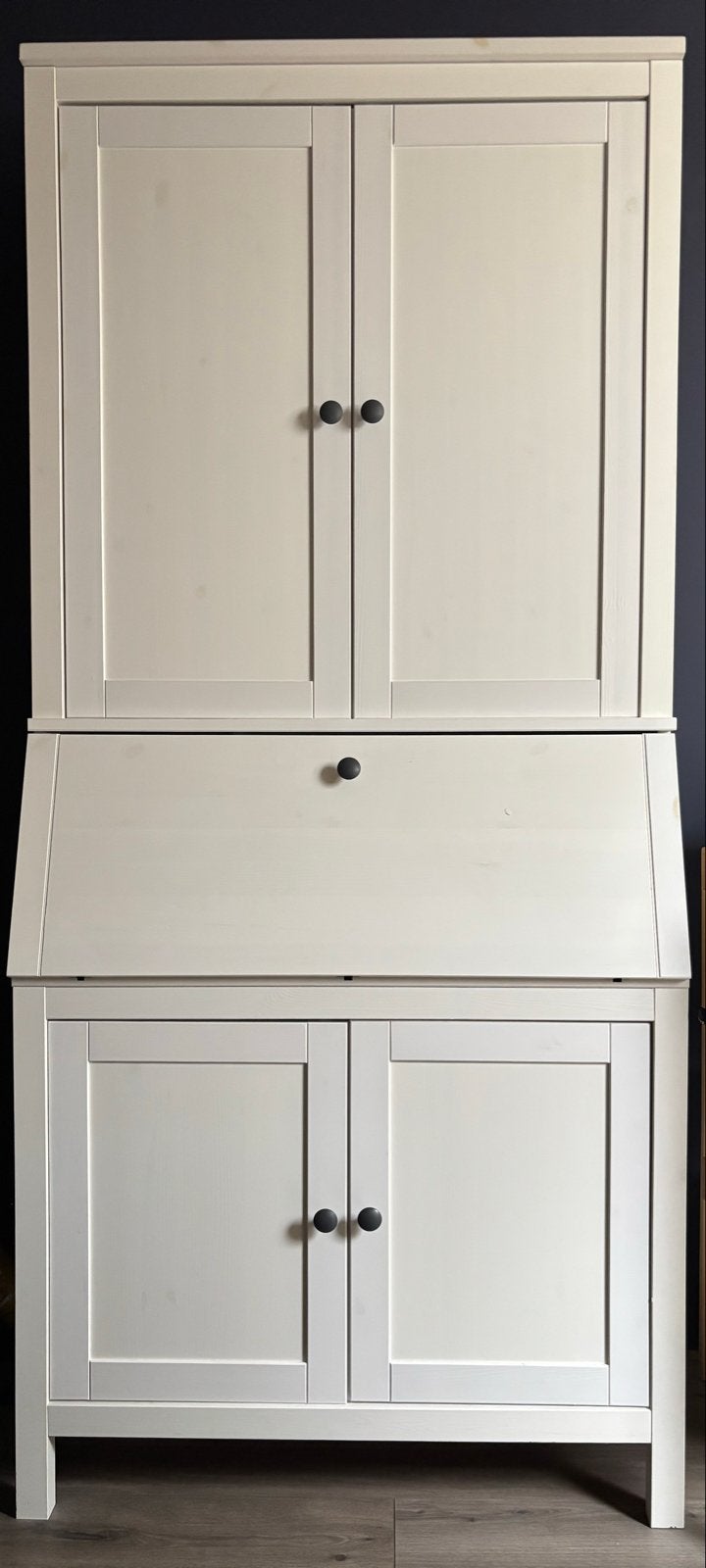 IKEA Hemnes Bureau/Secretaire - Wit, Ophalen, Gebruikt