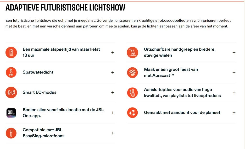Foto 11 van JBL 330 partyspeaker Bluetooth - Nieuw in doos-
