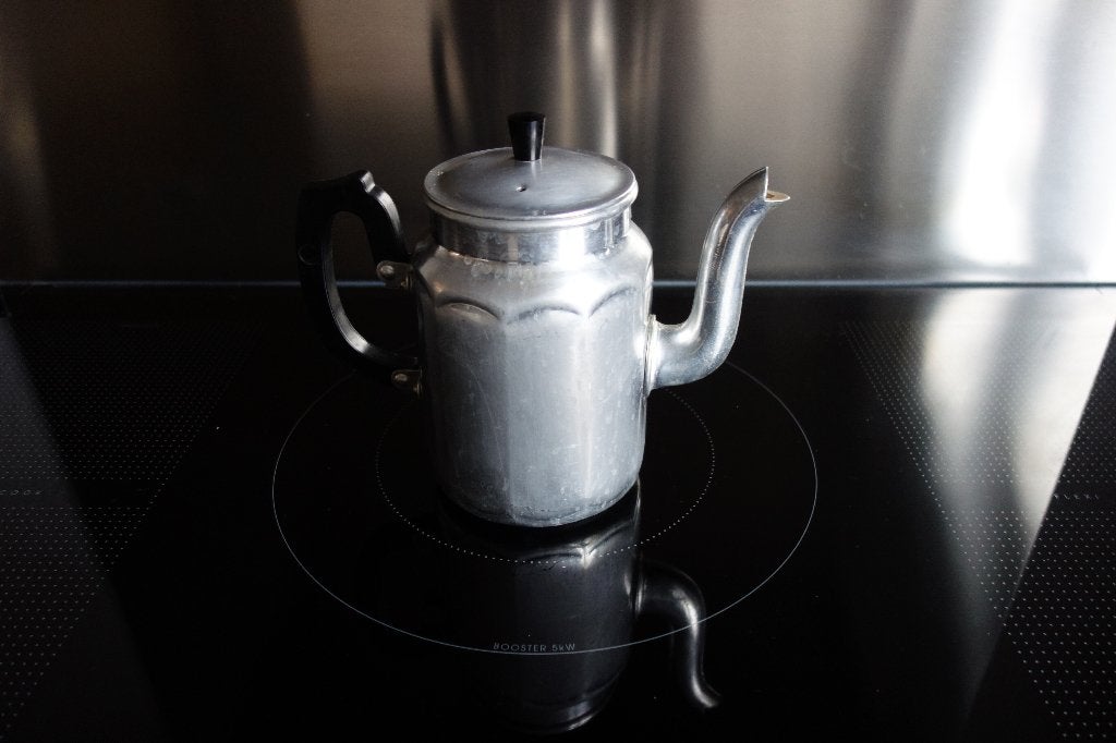 Koffie -thee pot aluminium, Ophalen of Verzenden