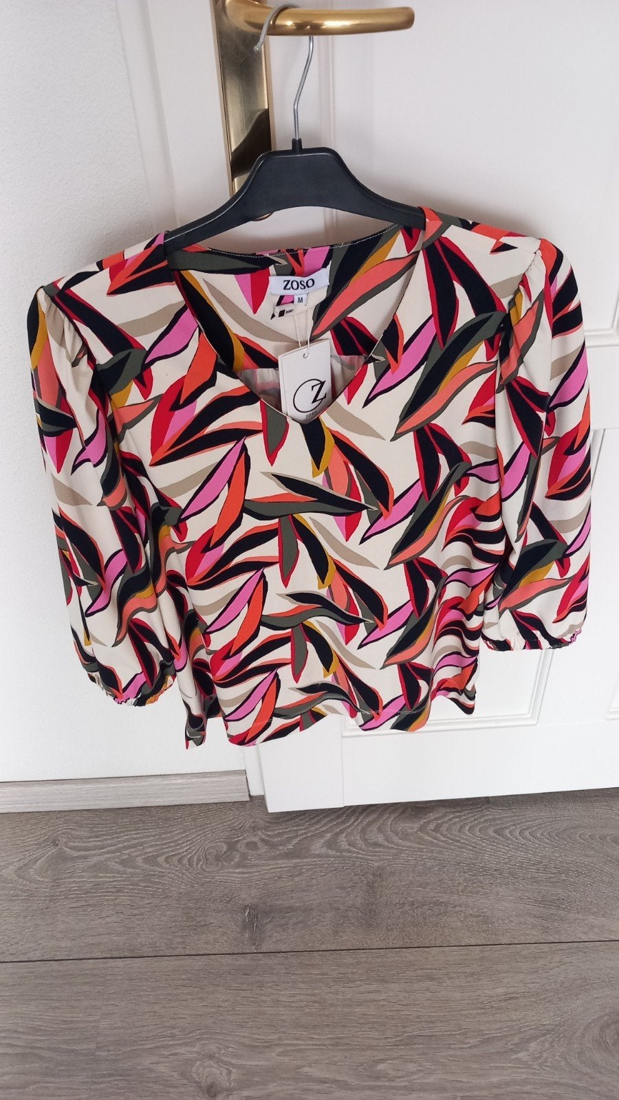 ZOSO* MOOIE KLEURRIJKE TRAVEL TOP/BLOUSE NIEUW!!, Maat 38/40 (M), Overige kleuren, Nieuw, Ophalen of Verzenden