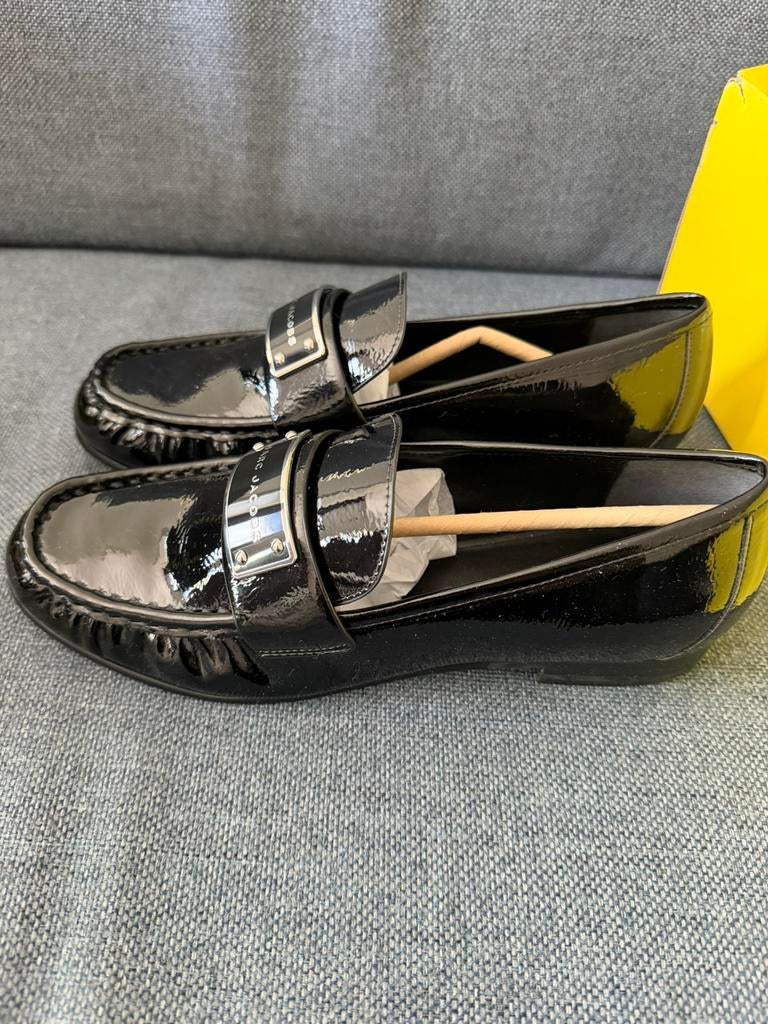 Marc Jacobs - The Bold Logo Loafer Shoe - 38 - Not Used, Nieuw, Ophalen of Verzenden, Instappers, Zwart