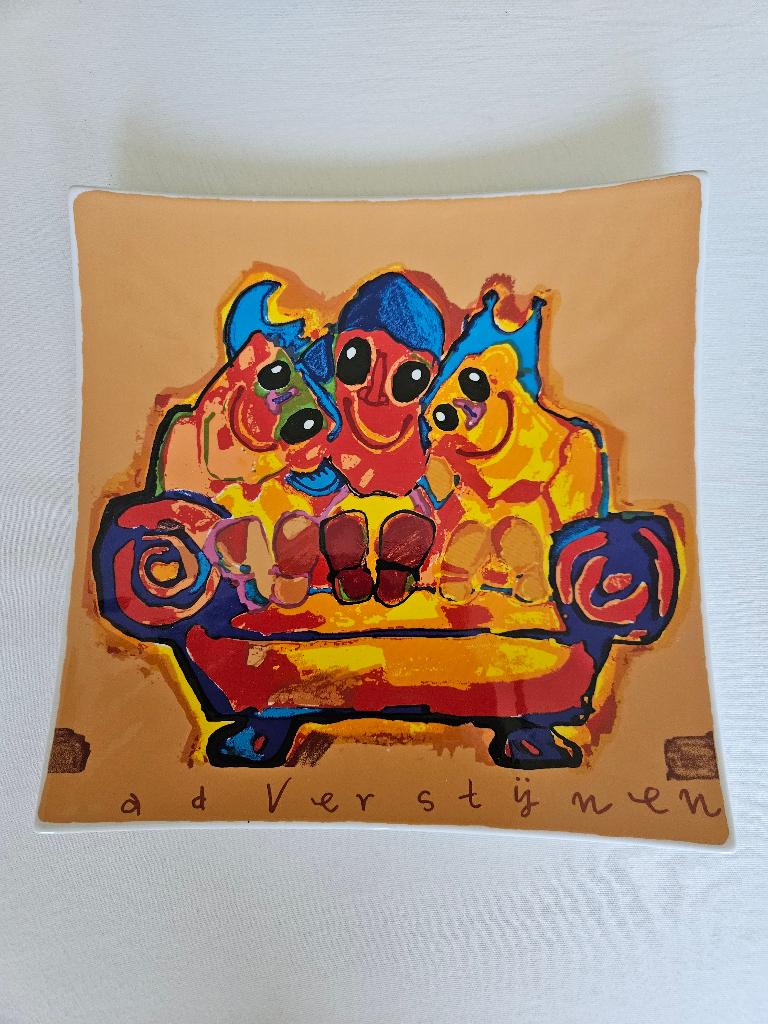 Ad Verstijnen limited edition EIFFEL keramiek bord, Antiek en Kunst, Ophalen of Verzenden