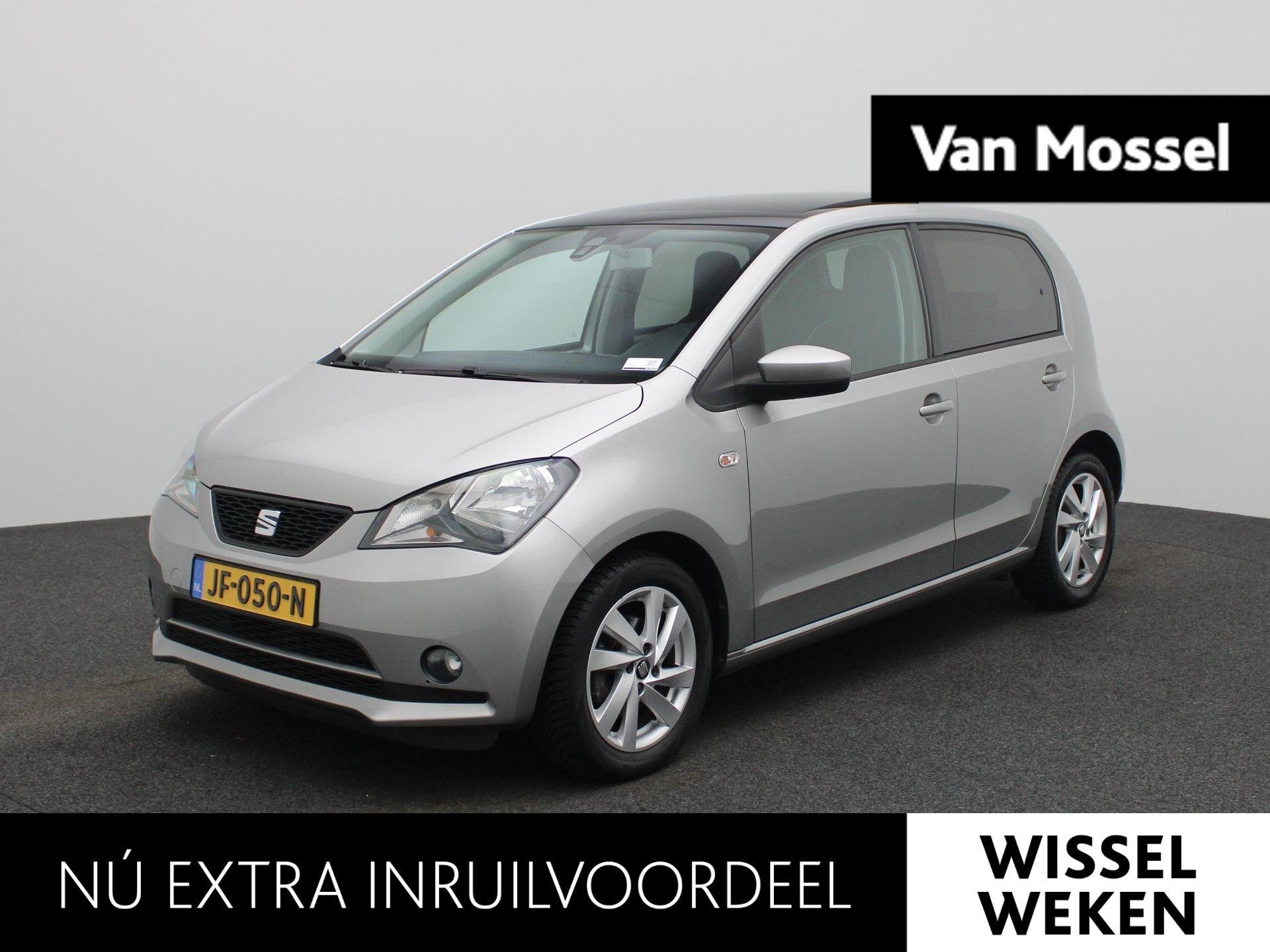 SEAT Mii 1.0 Sport Connect | Panoramadak | Parkeersensoren |, Auto's, Voorwielaandrijving, 12 maanden, Stof, Gebruikt