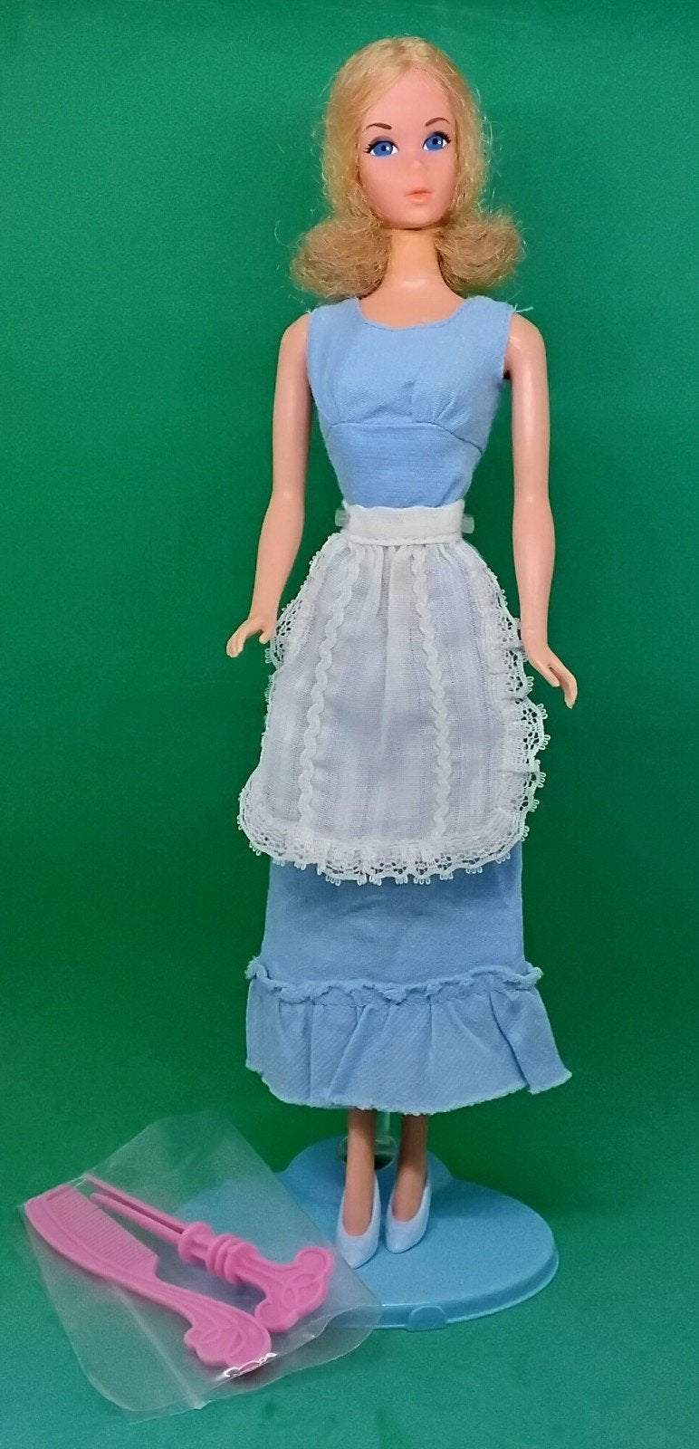 Vintage Barbie"Quick Curl"Mattel#jaren'70, Verzenden, Gebruikt, Pop