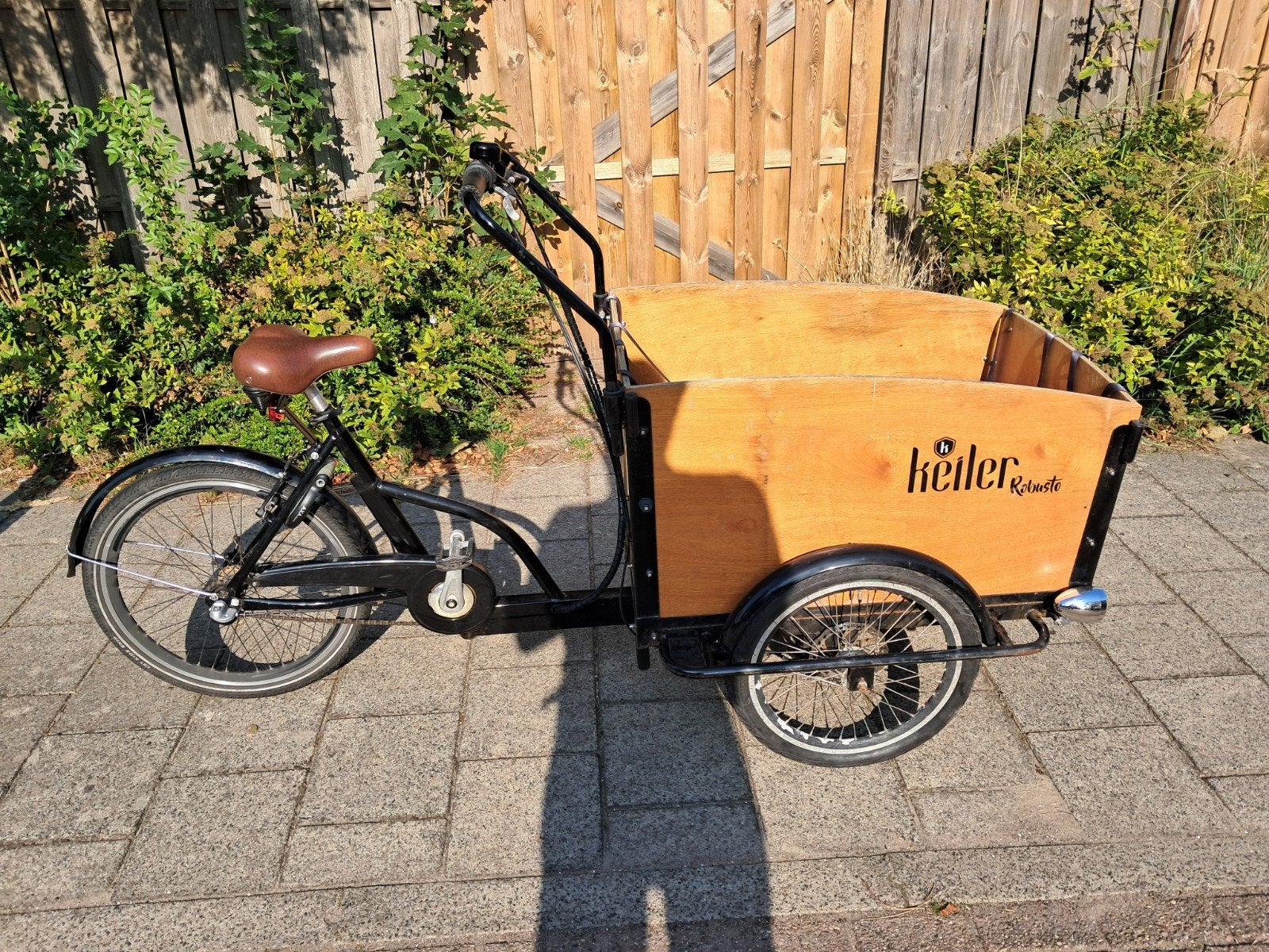 Keiler bakfiets met 3 versnellingen (niet elektrisch), Gebruikt, Huif, 2 kinderen, Schijfrem