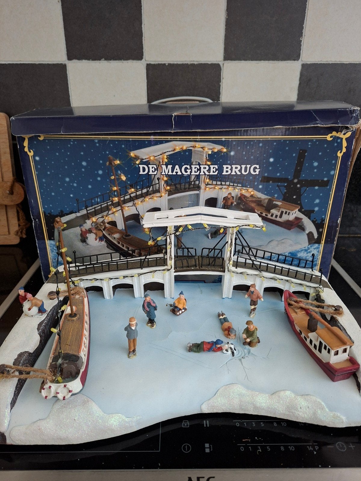 Kerstdorp Typisch Hollands  - De  Magere Brug, Ophalen of Verzenden, Gebruikt