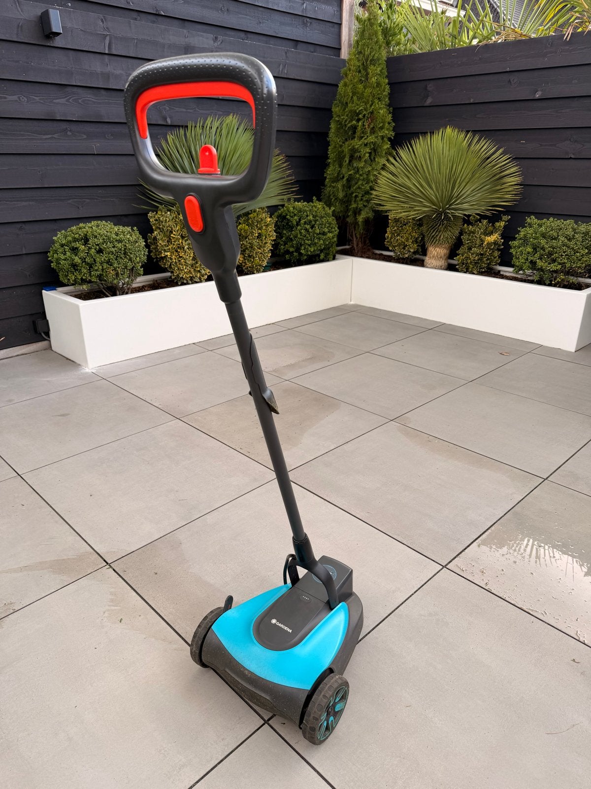 Gardena Accu handymower Grasmaaier - Lichtgewicht en Compact, Ophalen, Cirkelmaaier, Gebruikt, Accu-grasmaaier