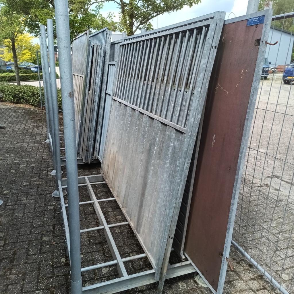 1 stuks 2m half damwand kennelpaneel tussenpaneel hondenren