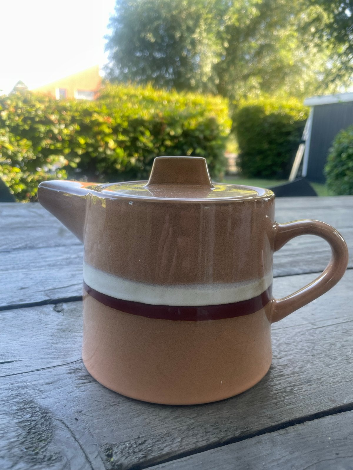 Hk living theepot - Zo goed als nieuw, Huis en Inrichting, Theepot/fluitketel, Ophalen of Verzenden, Zo goed als nieuw, Steen/keramiek