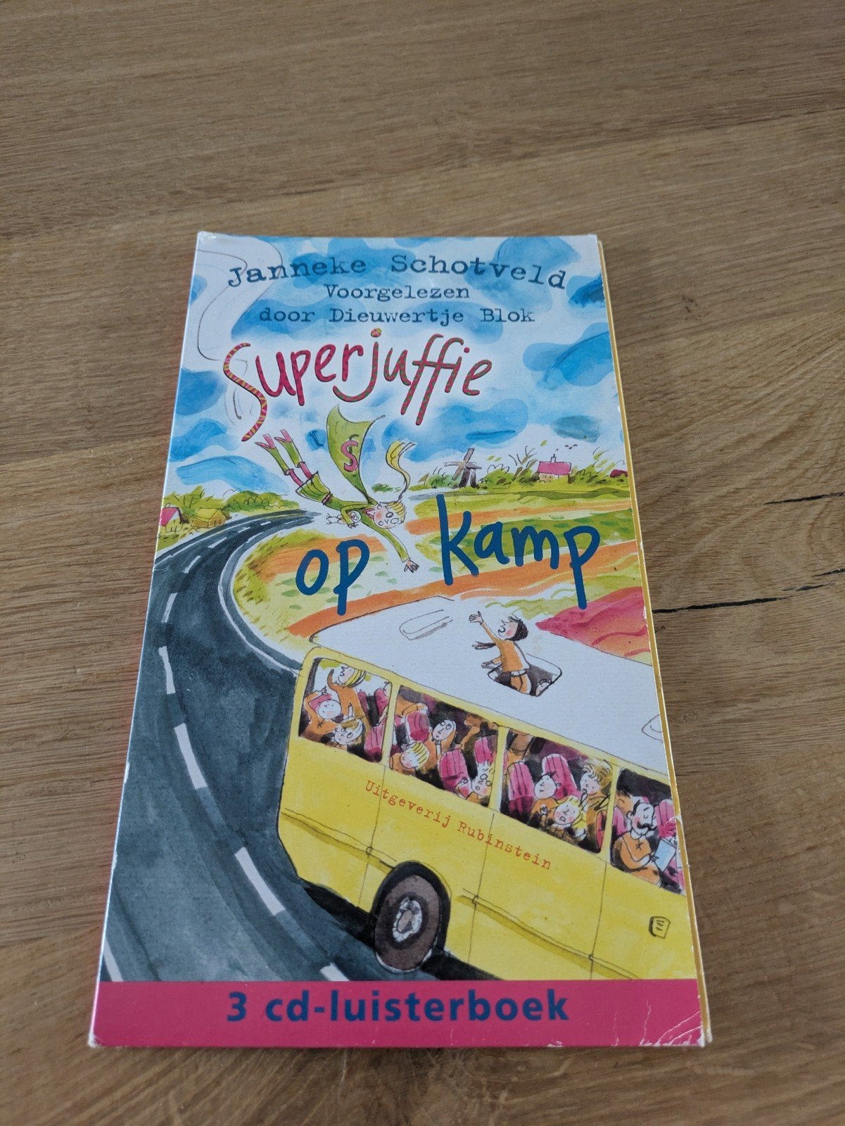 Superjuffie op kamp - Luisterboek (3 CD's), Boeken, Luisterboeken, Ophalen of Verzenden, Janneke Schotveld, Cd, Kind