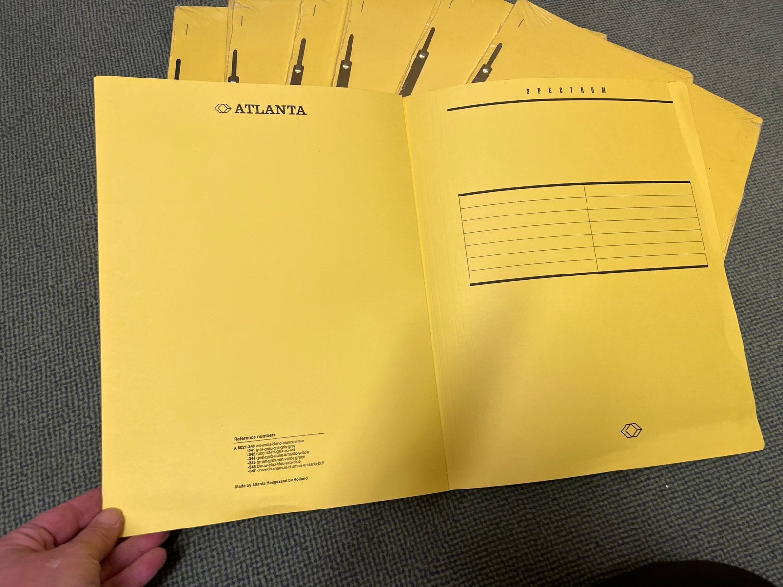 Atlanta 60 kartonnen snelhechter/ dossiermap/ hechtmap NIEUW, Ophalen of Verzenden, Nieuw