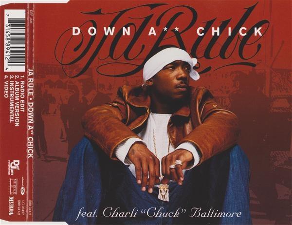 JA RULE CD SINGLE DOWN A** CHICK, Ophalen of Verzenden, Zo goed als nieuw, Pop