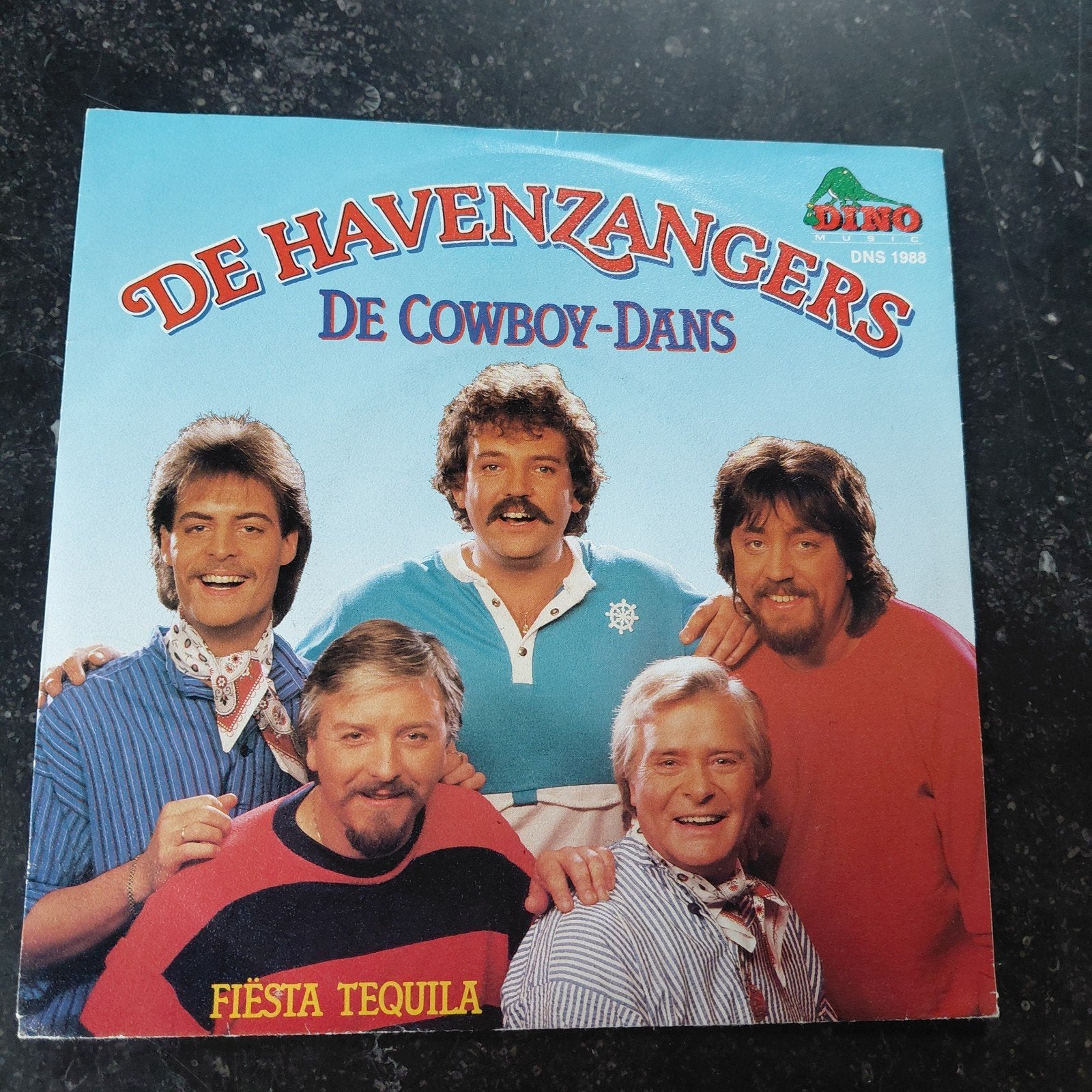 De Havenzangers - De Cowboy-Dans / Fiesta Tequila (Vinyl), 7 inch, Ophalen of Verzenden, Zo goed als nieuw, EP