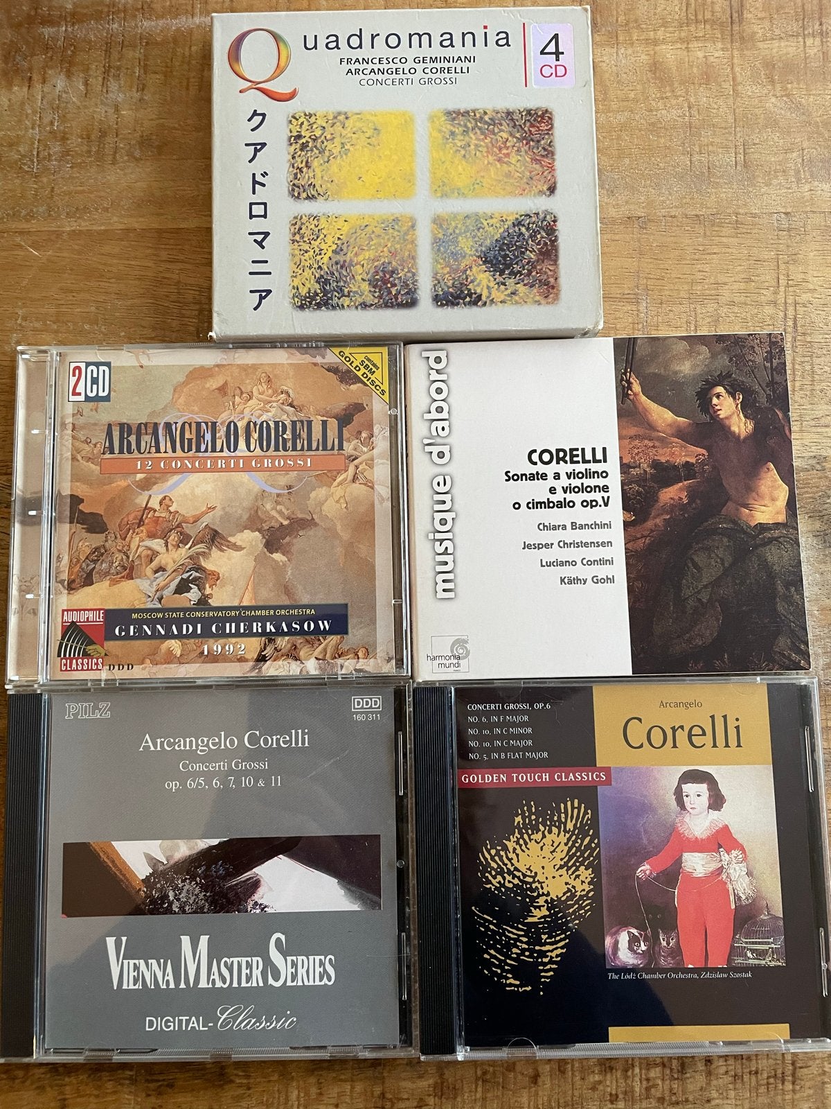 Arcangelo Corelli CD Collectie - Concerti Grossi, Cd's en Dvd's, Ophalen, Gebruikt, Overige componisten, Orkest of Ballet