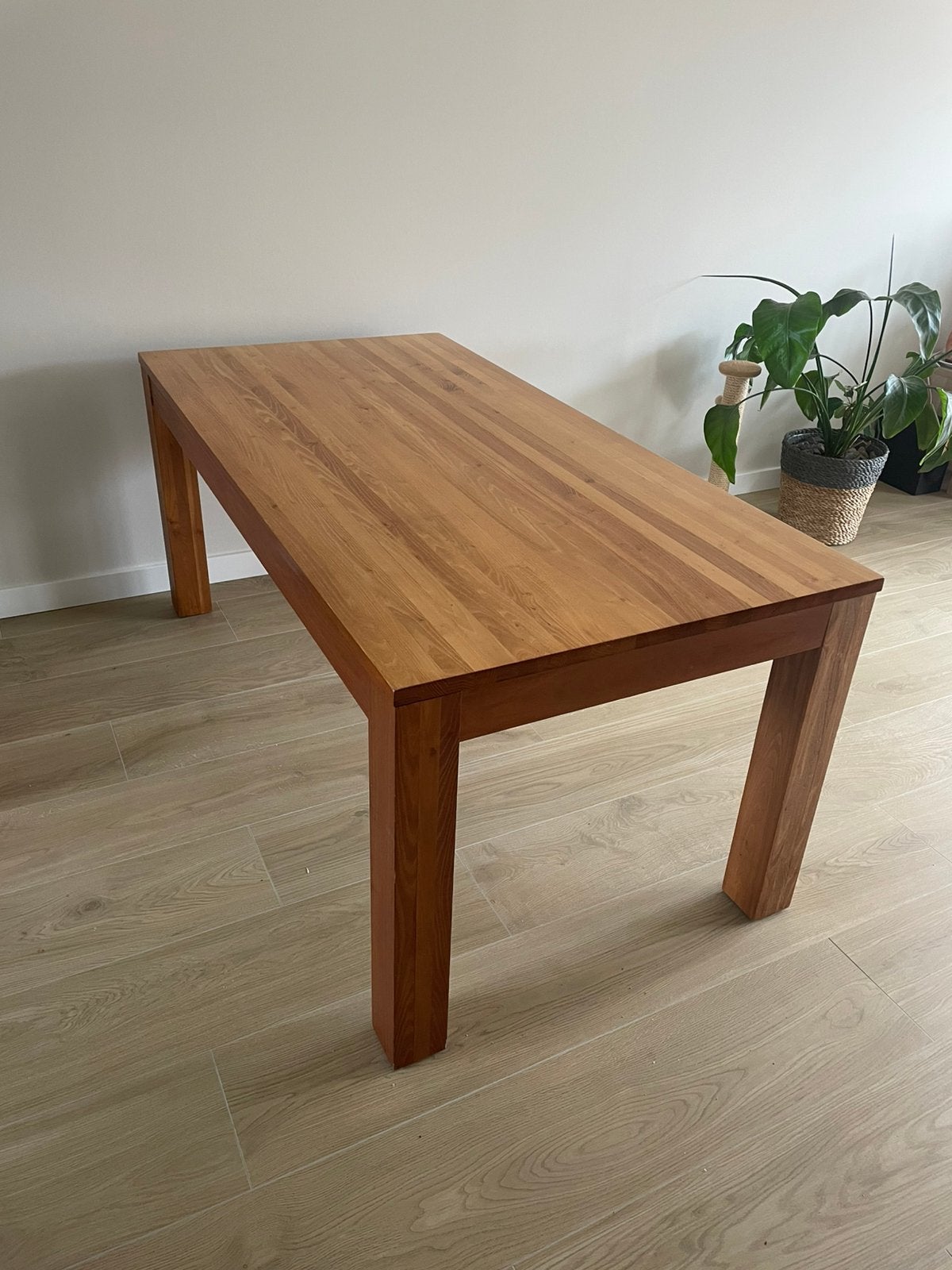 Houten tafel 180x90 cm, Ophalen, 50 tot 100 cm, Zo goed als nieuw, 150 tot 200 cm