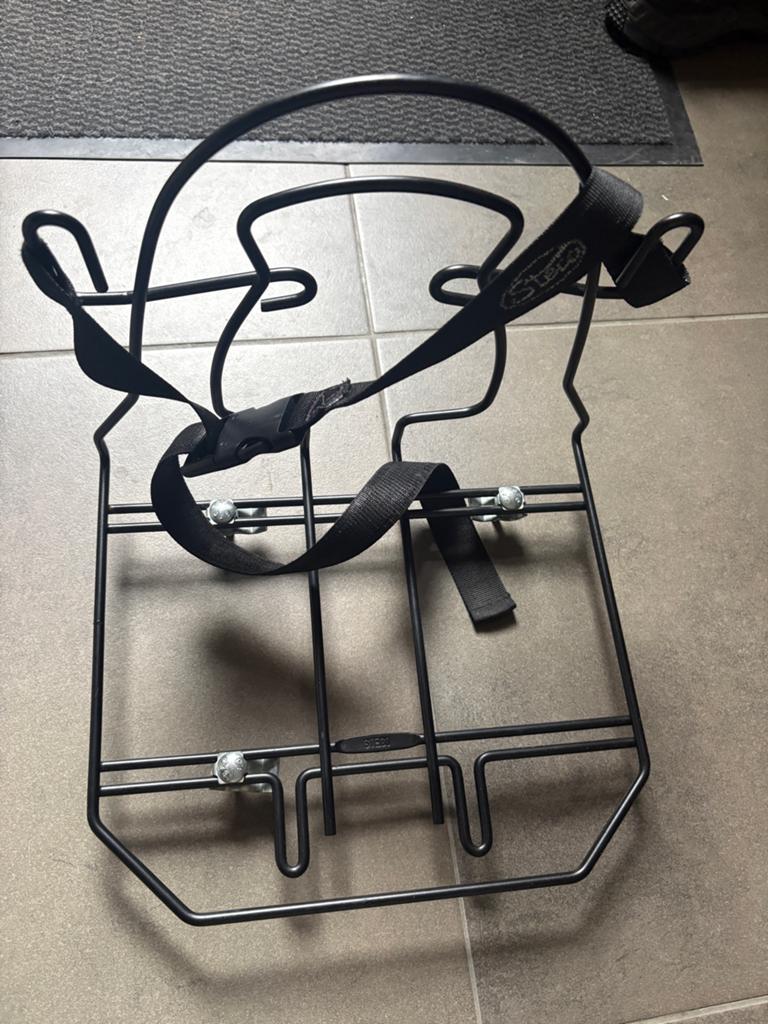 Steco Tasdrager Fietsendrager - Zwart, Ophalen, Gebruikt