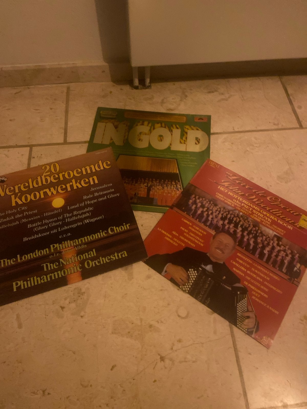 3 LP's met koormuziek: Klassieke en Opera koren, Gebruikt, Ophalen of Verzenden, Romantiek, Händel