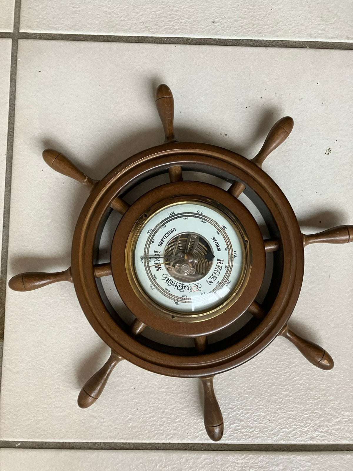 Scheepsbarometer - handpeilkpas - navigatie/rekenhulp, Ophalen of Verzenden, Gebruikt