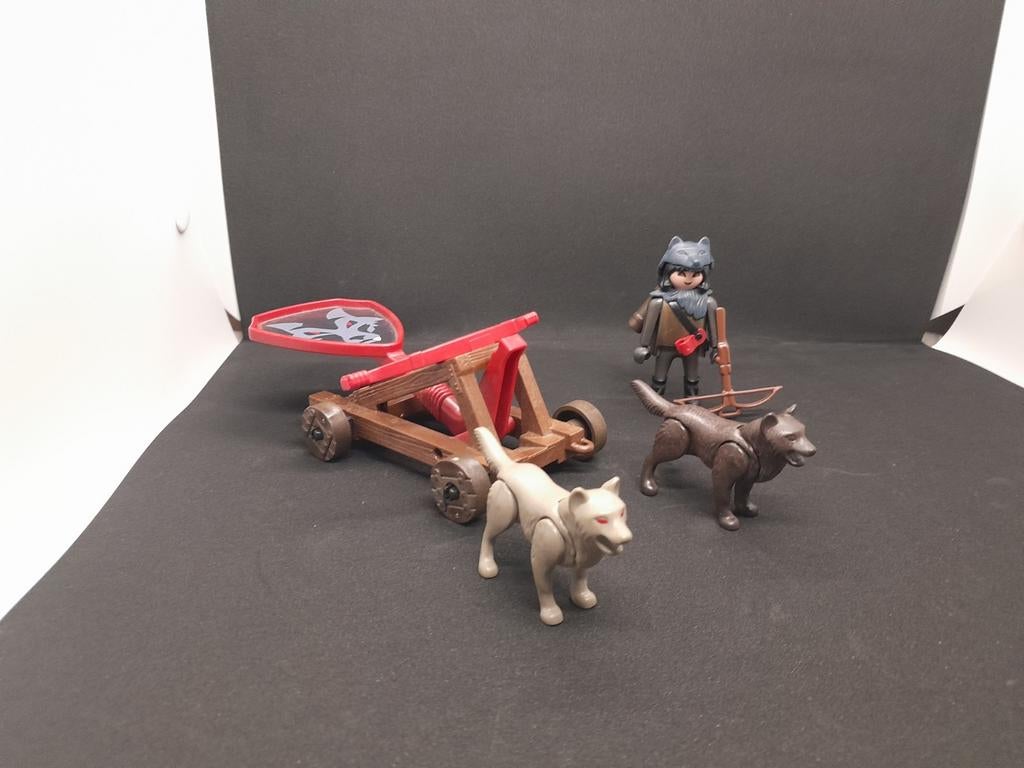 Playmobil ridder met katapult en wolven, Ophalen of Verzenden