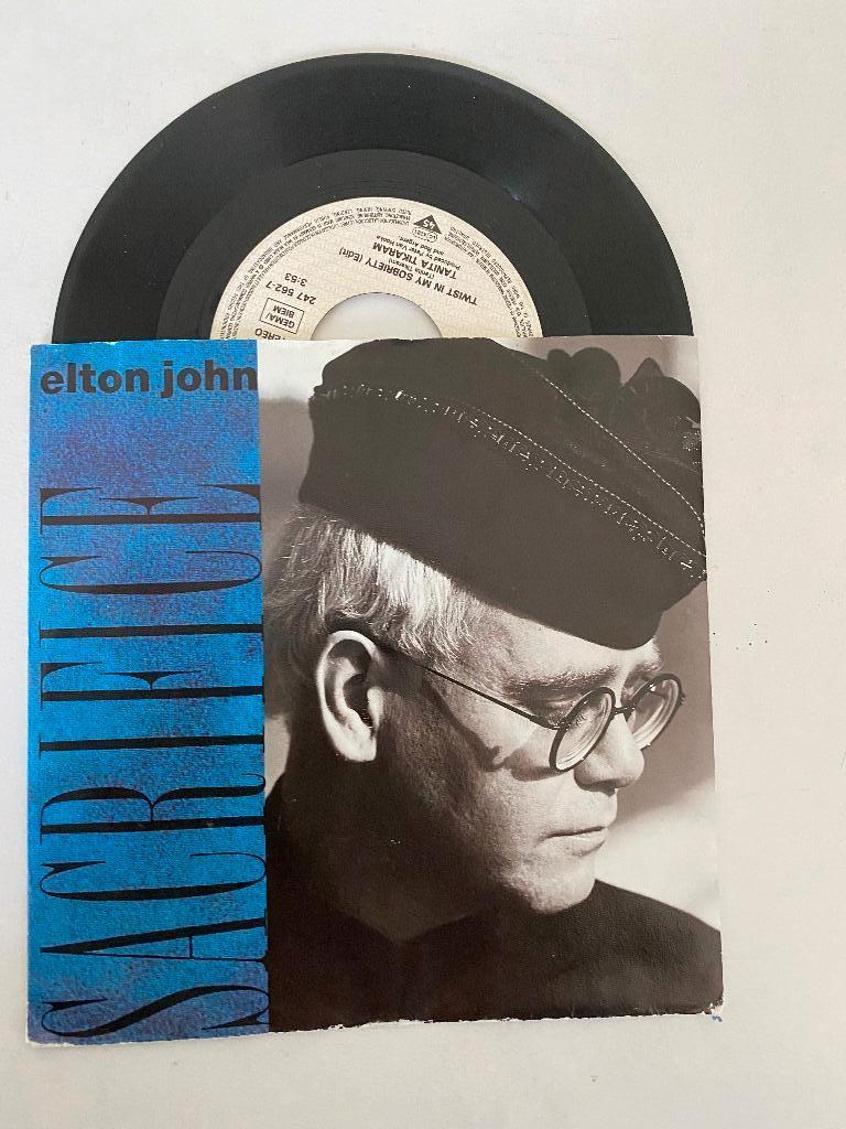 Elton John – Sacrifice(1989), 7 inch, Single, Ophalen of Verzenden, Zo goed als nieuw