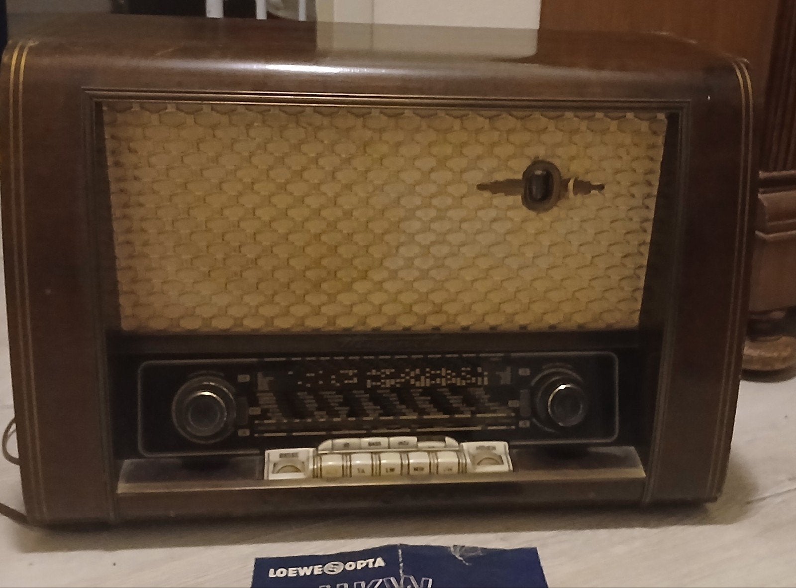 Loewe Opta Magnet Radio Type 1735 W - Vintage Buizenradio, Ophalen, Gebruikt, Radio