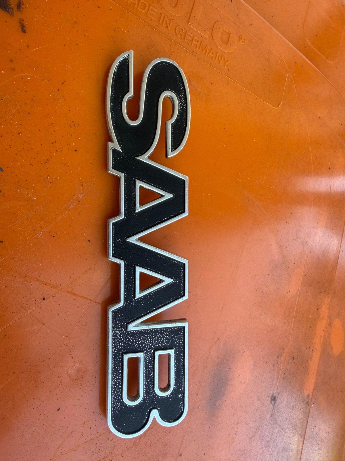 Saab 95 embleem 1965 — 1978, Auto-onderdelen, Ophalen of Verzenden, Saab