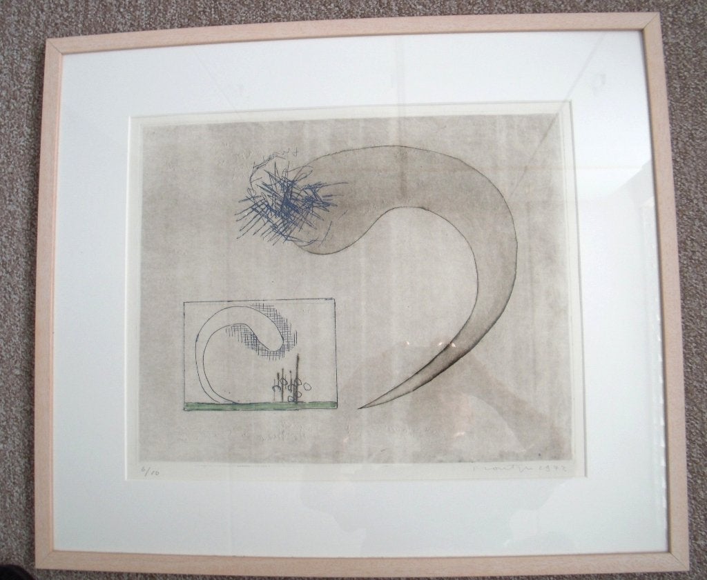 Jan Montyn - (1924-2015) - Zonder titel - ets nr. 6 van 10, Ophalen