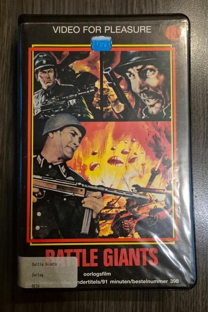 Betamax Battle Giants (Video For Pleasure), Vanaf 16 jaar, Ophalen of Verzenden, Zo goed als nieuw, Actie en Avontuur