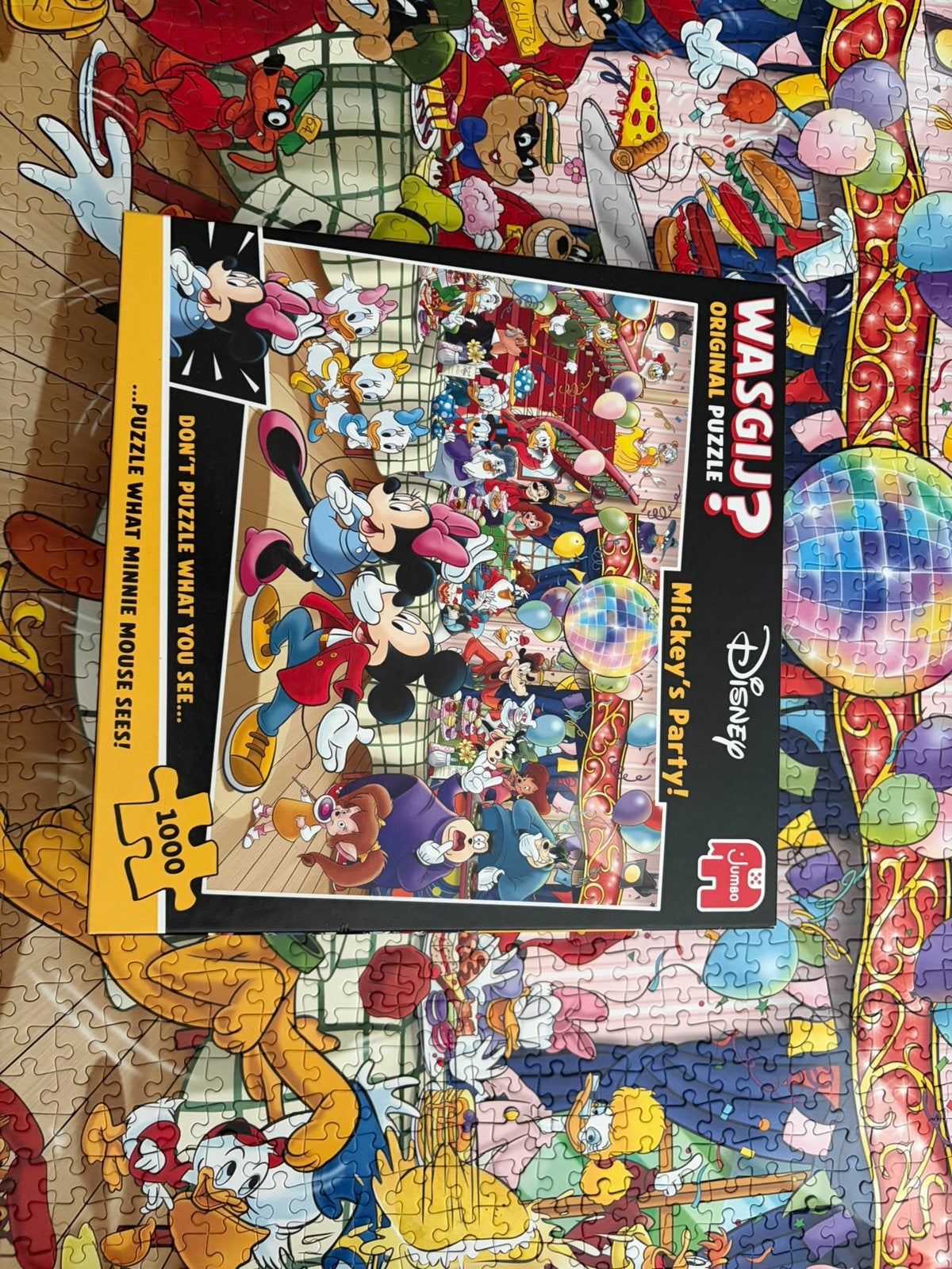Wasgij Disney puzzel, Ophalen of Verzenden, 500 t/m 1500 stukjes, Zo goed als nieuw