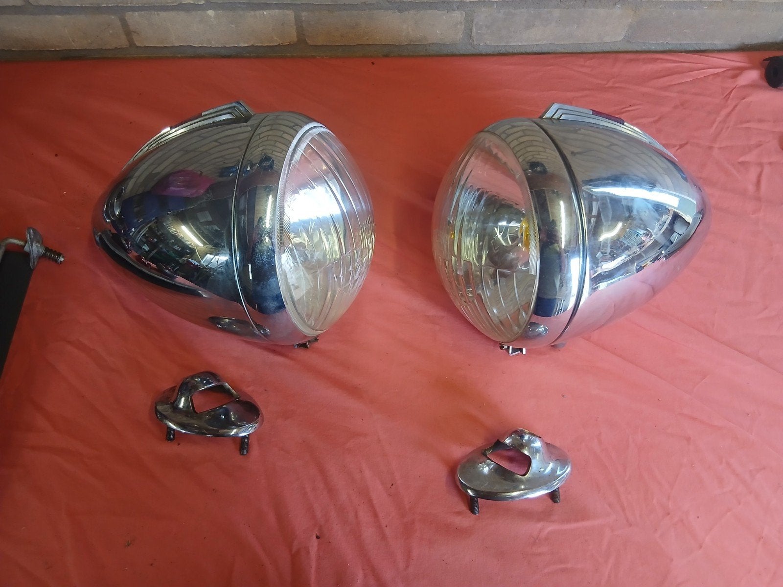 Chromen koplampen voor Citroën Traction Avant, Ophalen, Gebruikt, Citroën