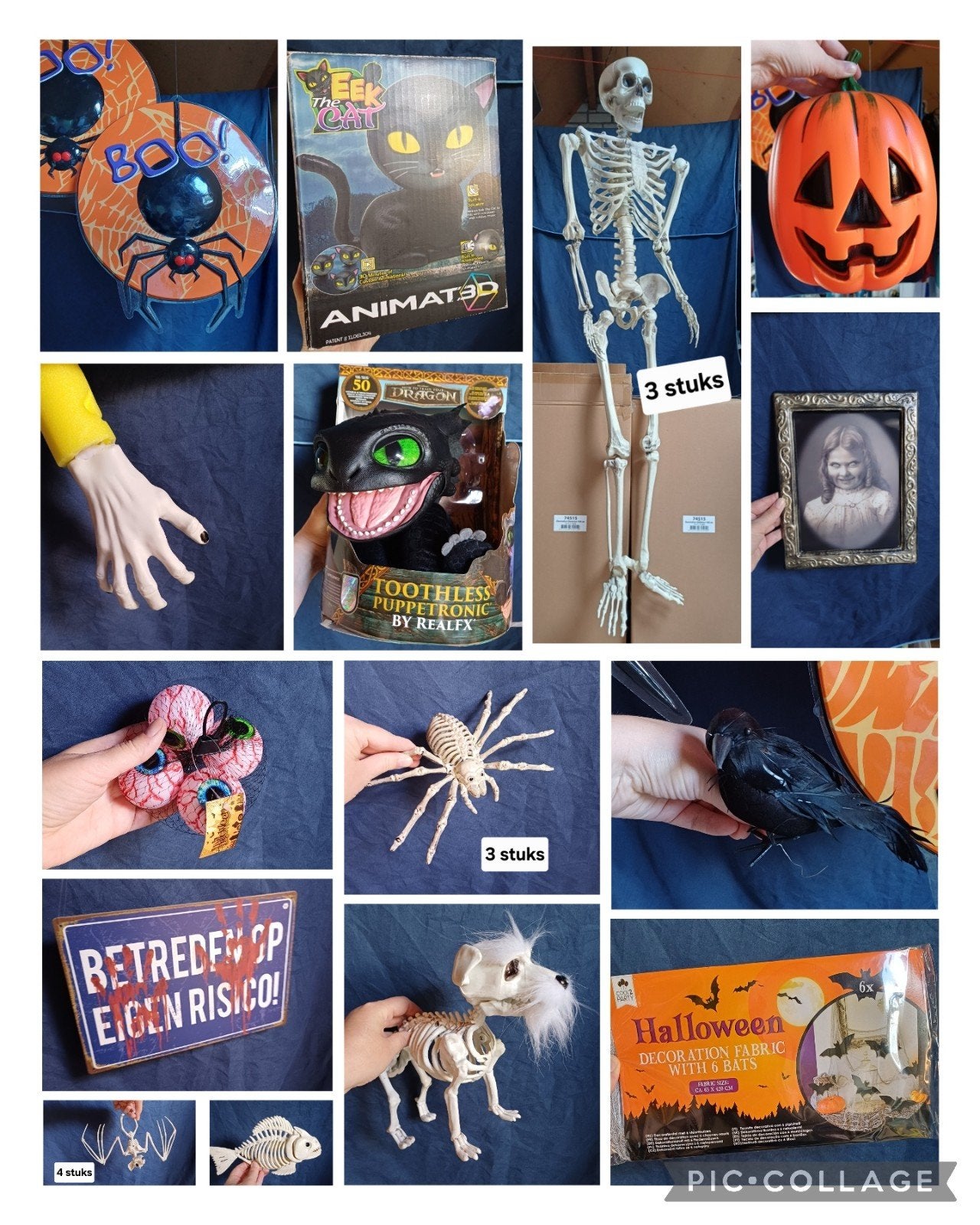 Halloween decoratie, Hobby en Vrije tijd, Feestartikelen, Ophalen, Zo goed als nieuw, Versiering, Halloween of Griezel